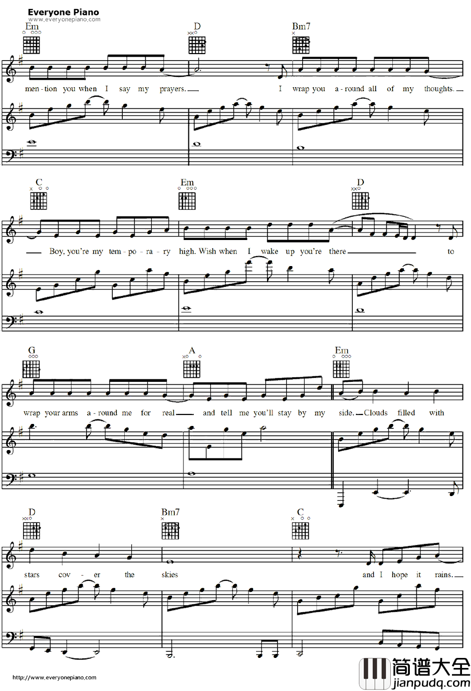 Sweet_Dreams钢琴谱_Beyonce