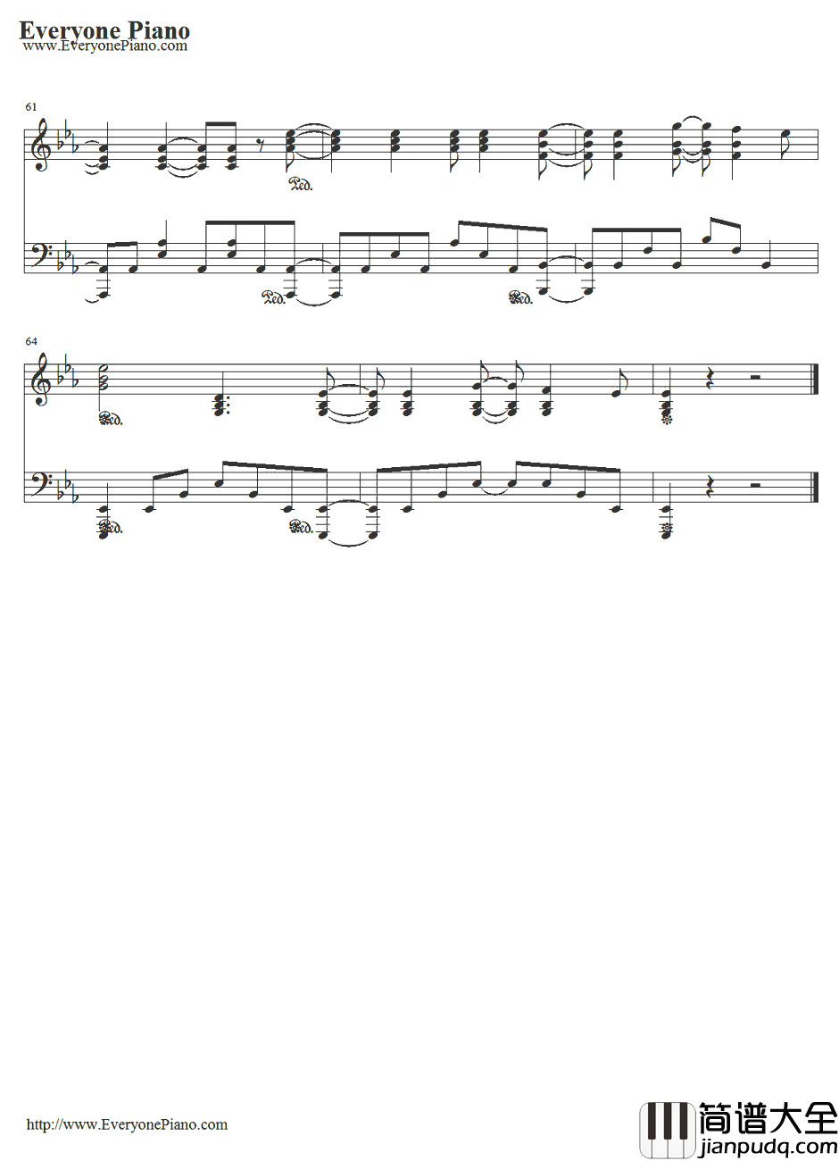 CHU钢琴谱_KELUN_BURA_死神OP8