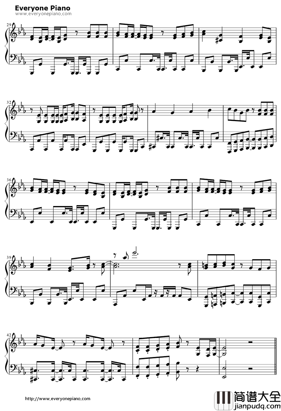 My_Sweet_Shelter钢琴谱_河合律(花泽香菜)、锦野麻弓(佐藤利奈)、渡边彩花(金元寿子)_我们大家的河合庄ED