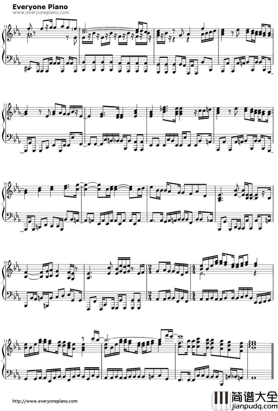 いつかの、いくつかのきみとのせかい钢琴谱_fhána_我们大家的河合庄OP