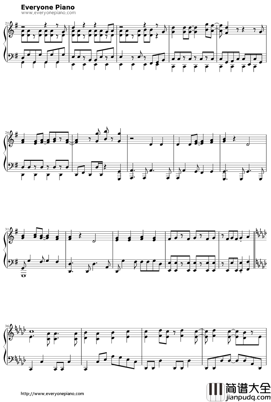 オラシオン钢琴谱_白(CV:茅野爱衣)_游戏人生ED