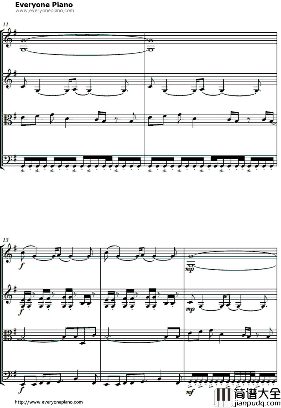 アフターダーク钢琴谱_ASIANKUNG_FUGENERATION_死神OP7