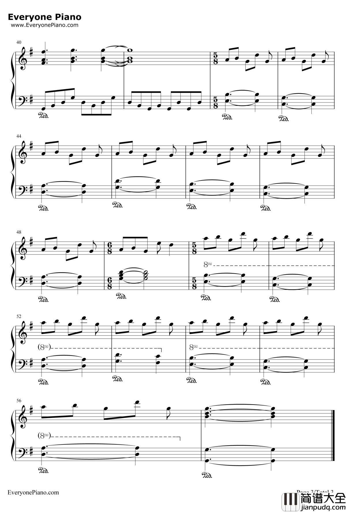 时を刻む呗钢琴谱_Lia_CLANNAD~AFTERSTORY~OP