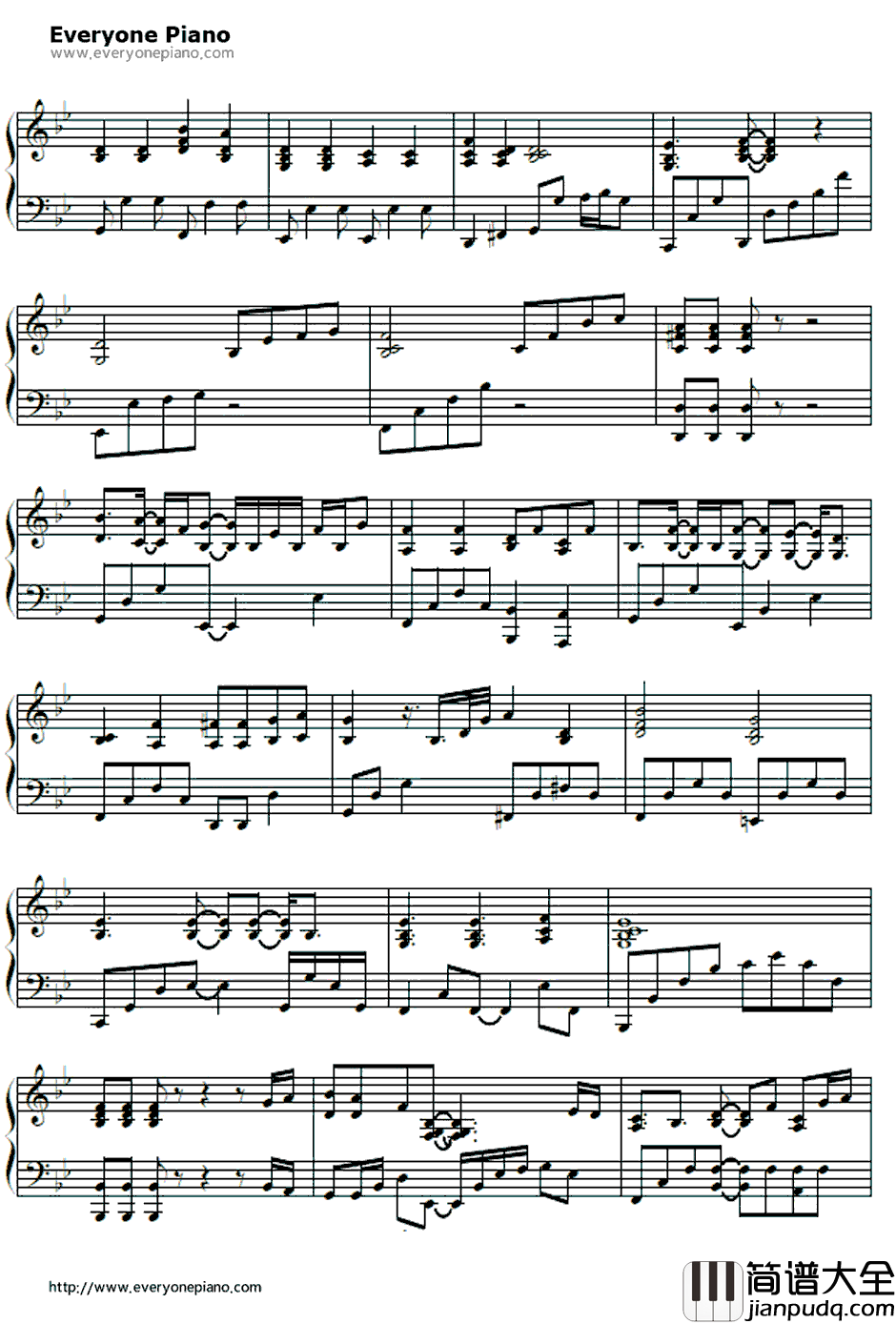 约束钢琴谱_今井麻美_THEIDOLMSTERED