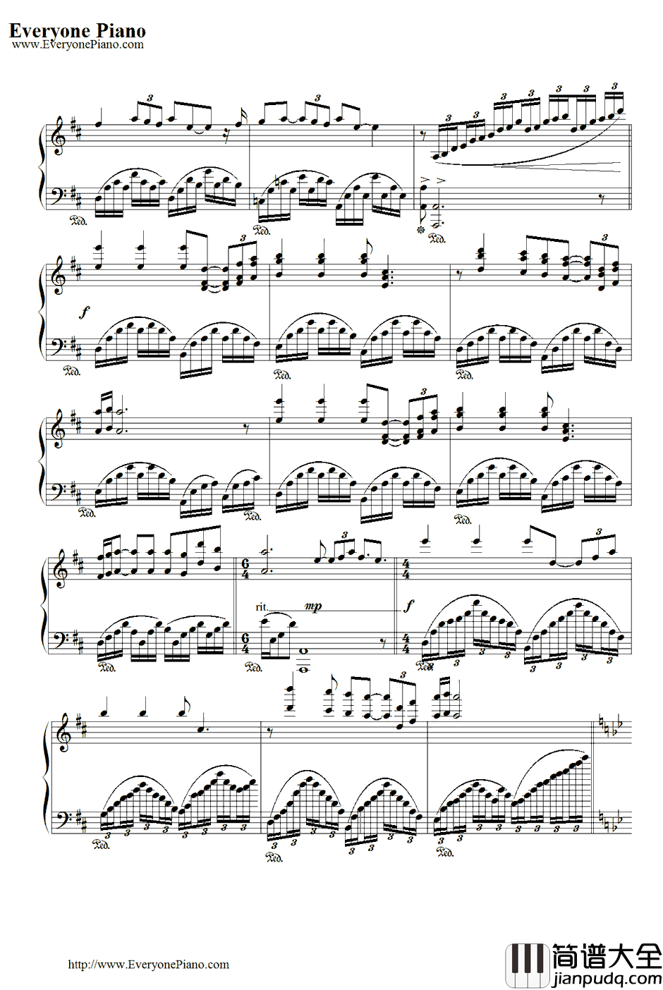 All_I_Ask_Of_You钢琴谱_理查德·克莱德曼