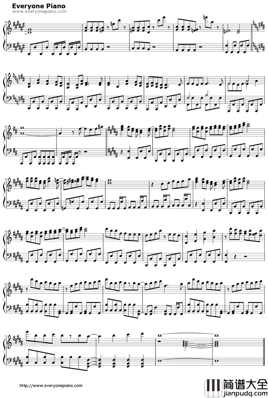 エキストラレボリューション钢琴谱_ZAQ_当不成勇者的我只好认真找工作了。OP