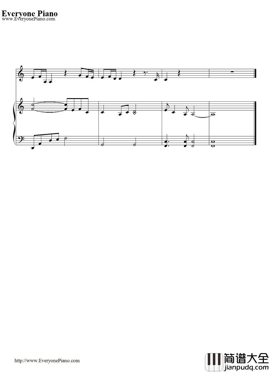 Crazy_of_You钢琴谱_孝琳_主君的太阳OST