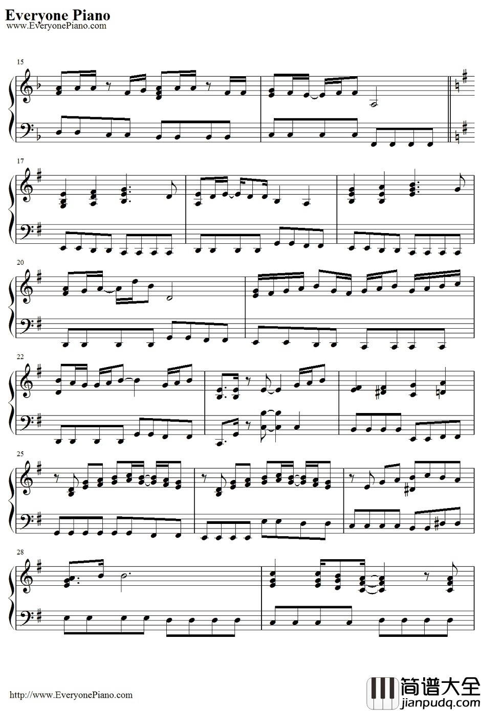 Days钢琴谱_Shela_棋魂ED