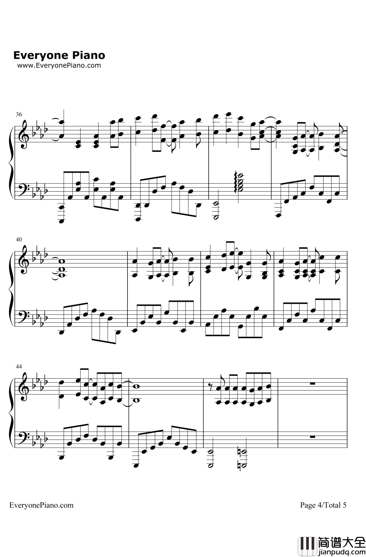 Check_My_Soul钢琴谱_Azusa_圣诞之吻SS_plusOP