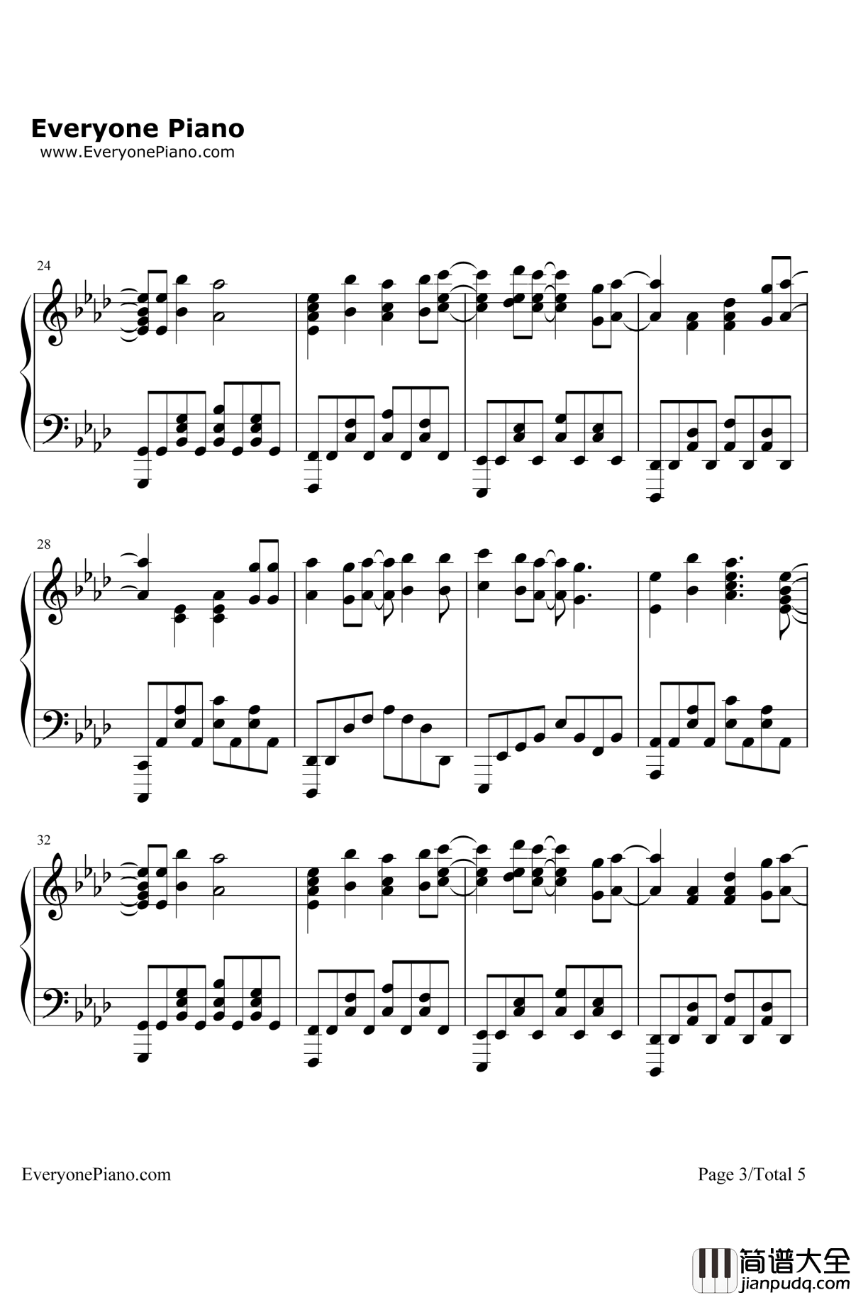 Check_My_Soul钢琴谱_Azusa_圣诞之吻SS_plusOP