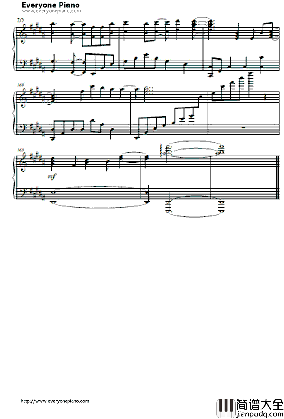 カワルミライ钢琴谱_ちょうちょ_神的记事本OP