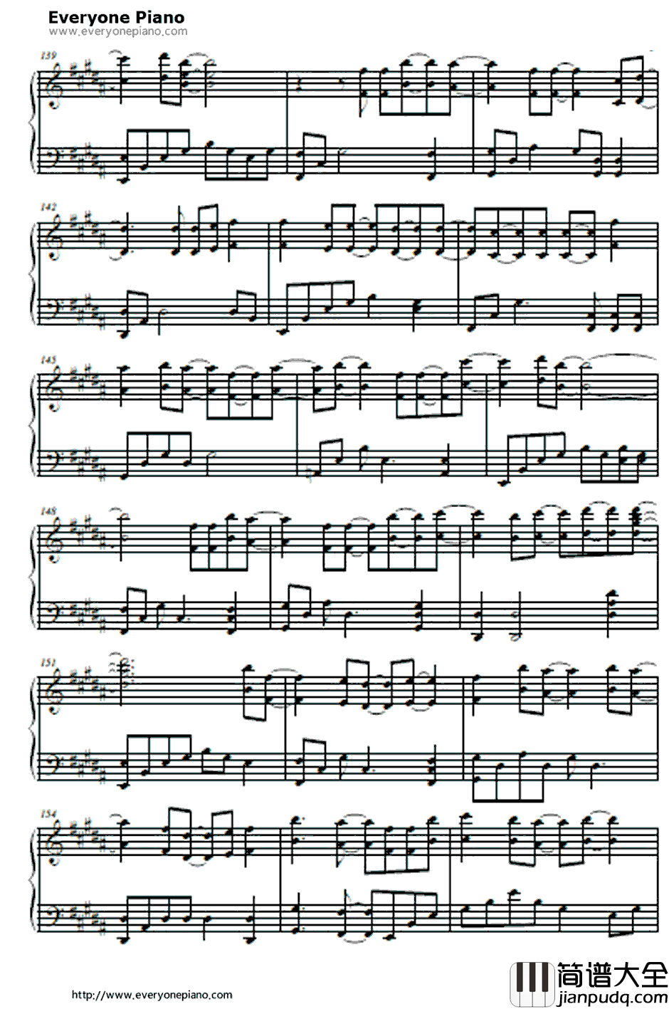 カワルミライ钢琴谱_ちょうちょ_神的记事本OP