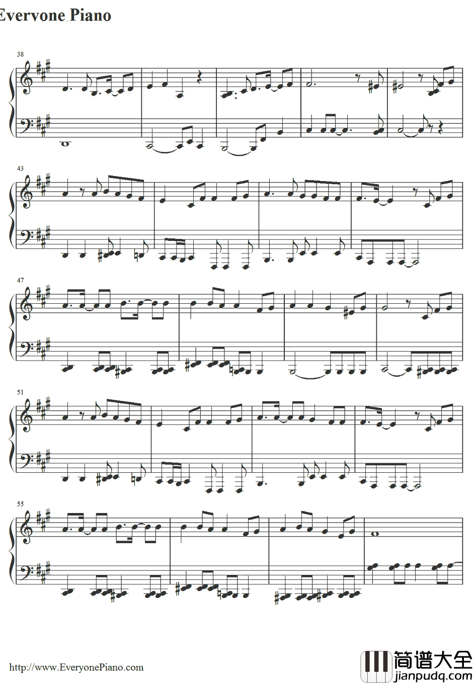 ヒトミノチカラ钢琴谱_観月ありさ_棋魂ED2