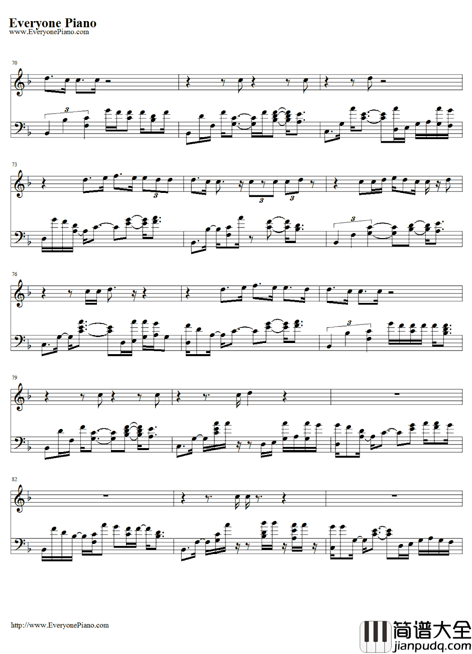 AfireLove钢琴谱_EdSheeran