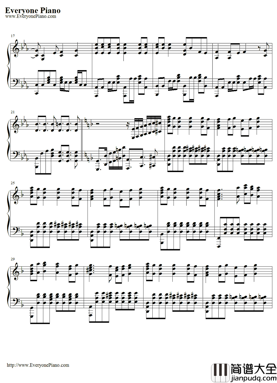 Magia钢琴谱_Kalafina_魔法少女小圆ED