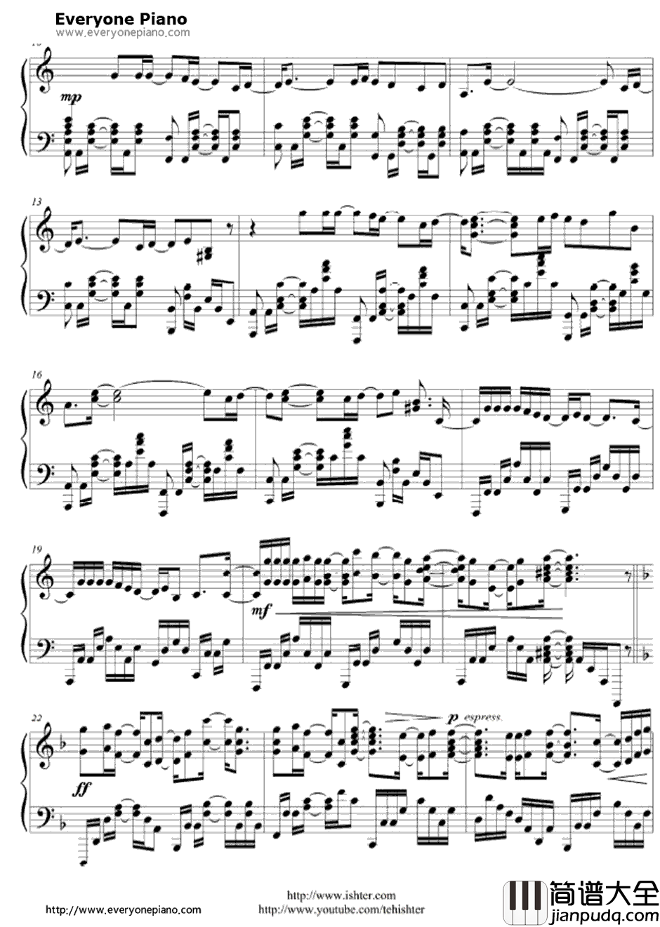 ambiguous钢琴谱_GARNIDELIA_双斩少女OP2