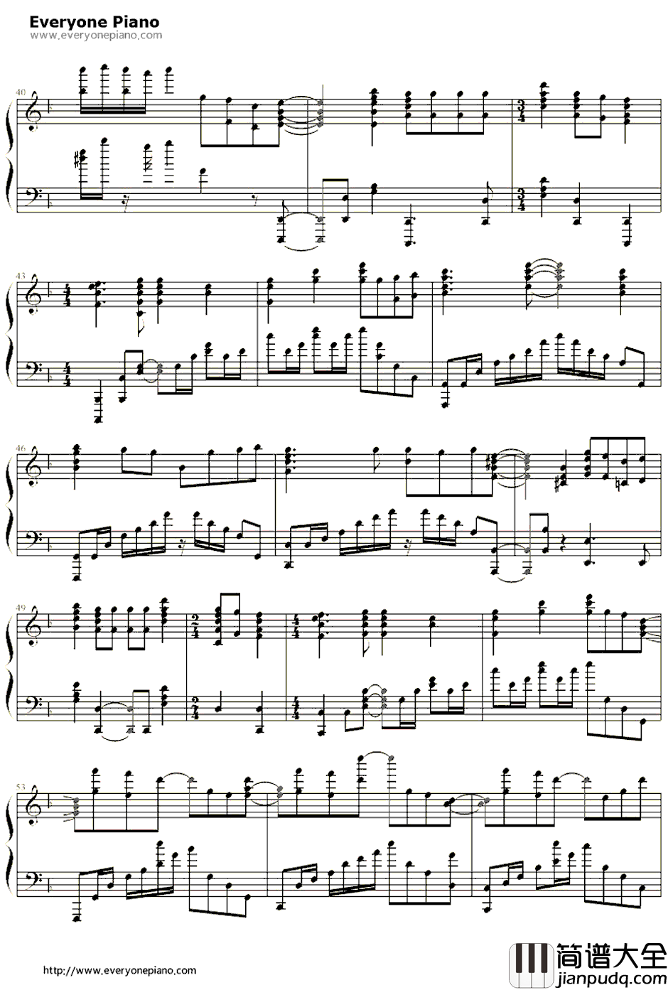 仆じゃない钢琴谱_angela_革命机valvraveED1