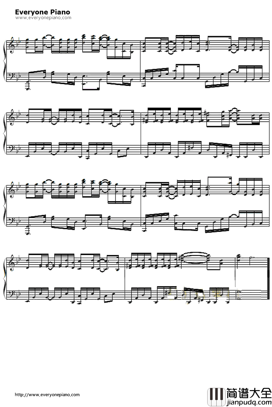 风起天阑钢琴谱_河图