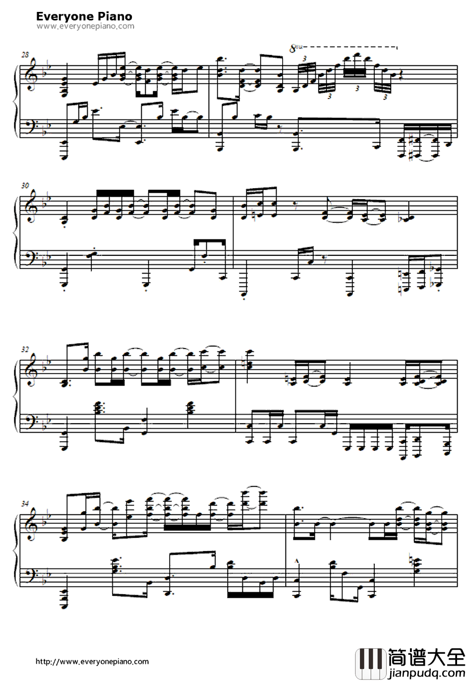 Rocket_Man钢琴谱_EltonJohn