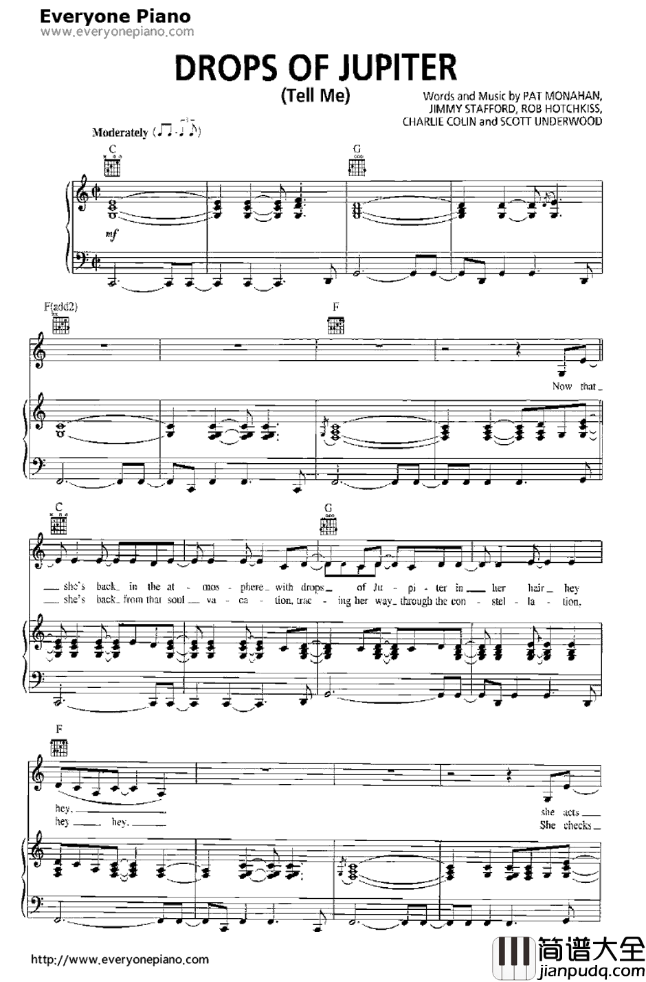 Drops_of_Jupiter(TellMe)钢琴谱_Train
