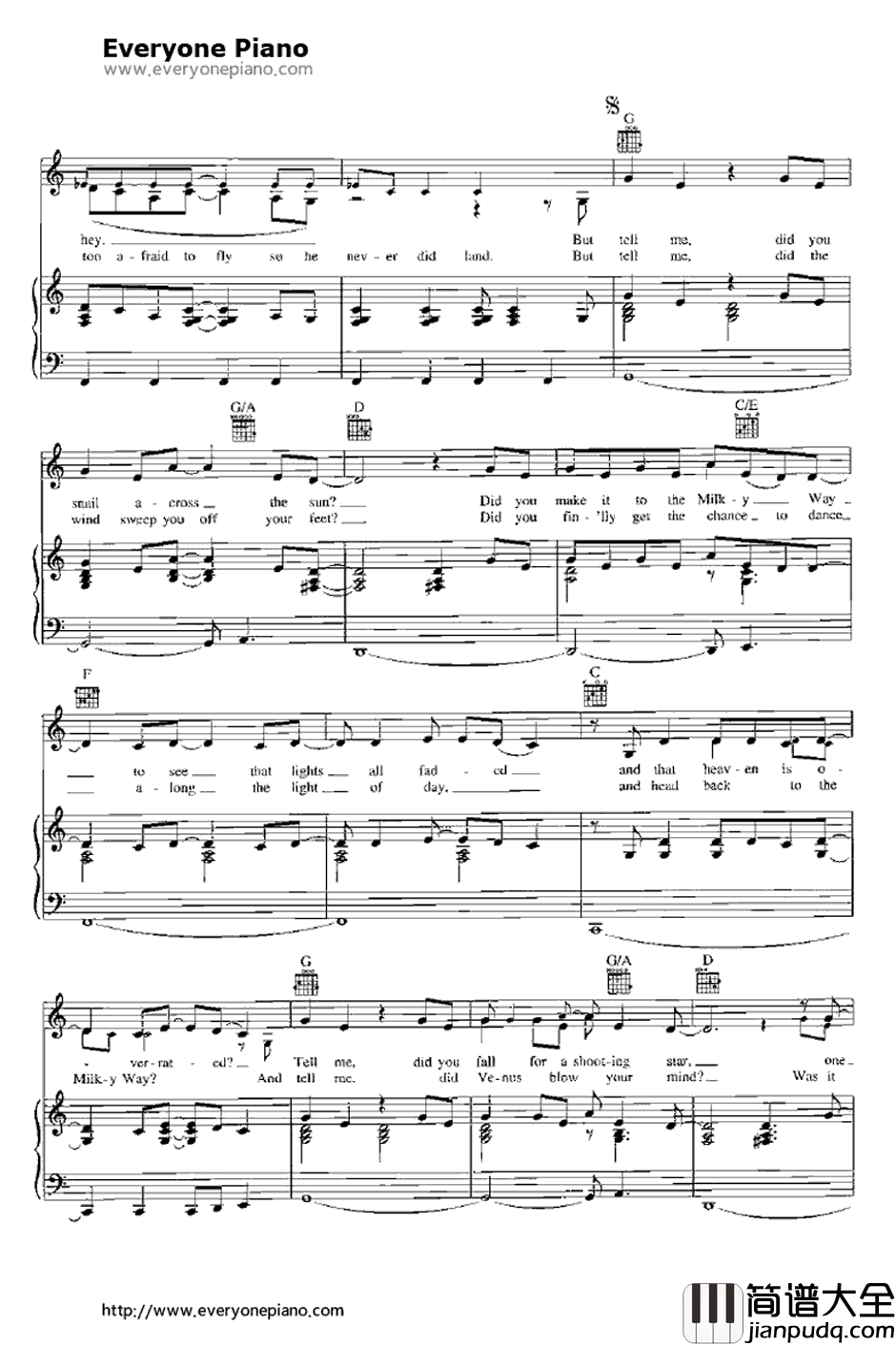 Drops_of_Jupiter(TellMe)钢琴谱_Train