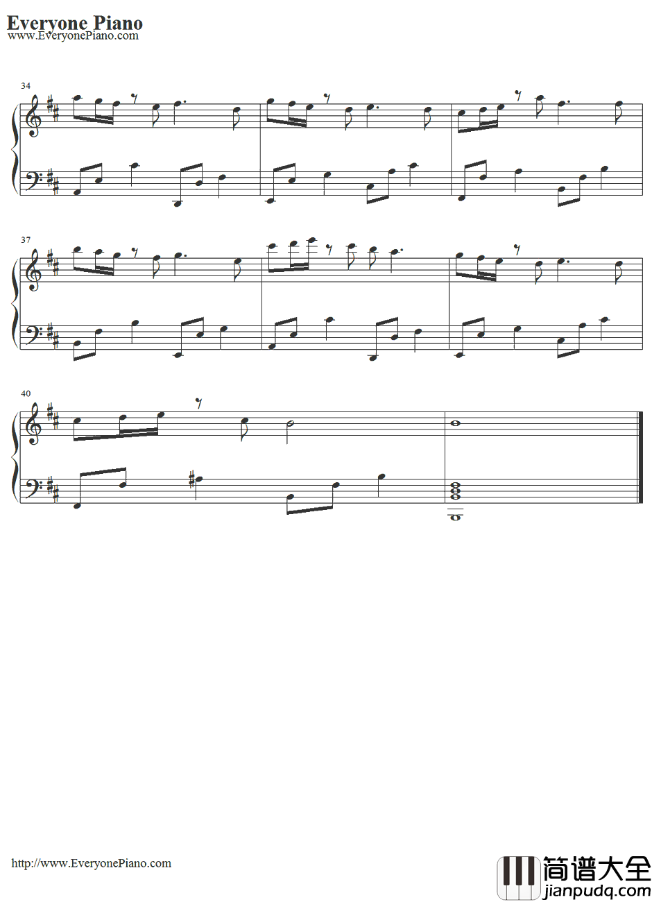 never_say_goodbye钢琴谱_Mario&Nesty_neversaygoodbye