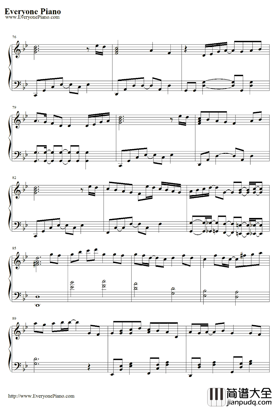 花びらの刻钢琴谱_吉冈亚衣加_薄樱鬼随想录OP