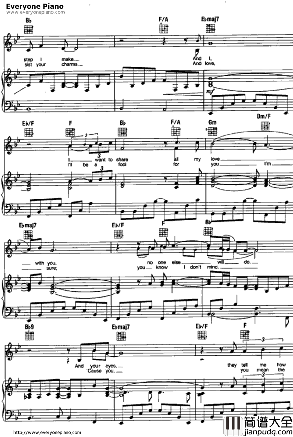 Endless_Love钢琴谱_LionelRichie&DianaRoss_EndlessLove(无尽的爱)主题曲