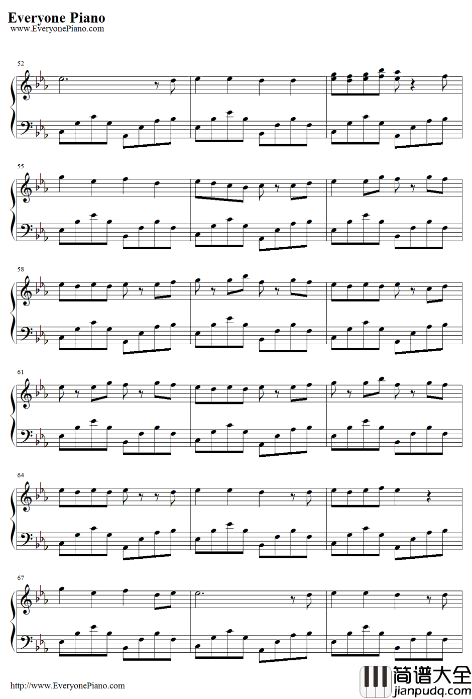 Far_Away_From_Home钢琴谱_GrooveCoverage