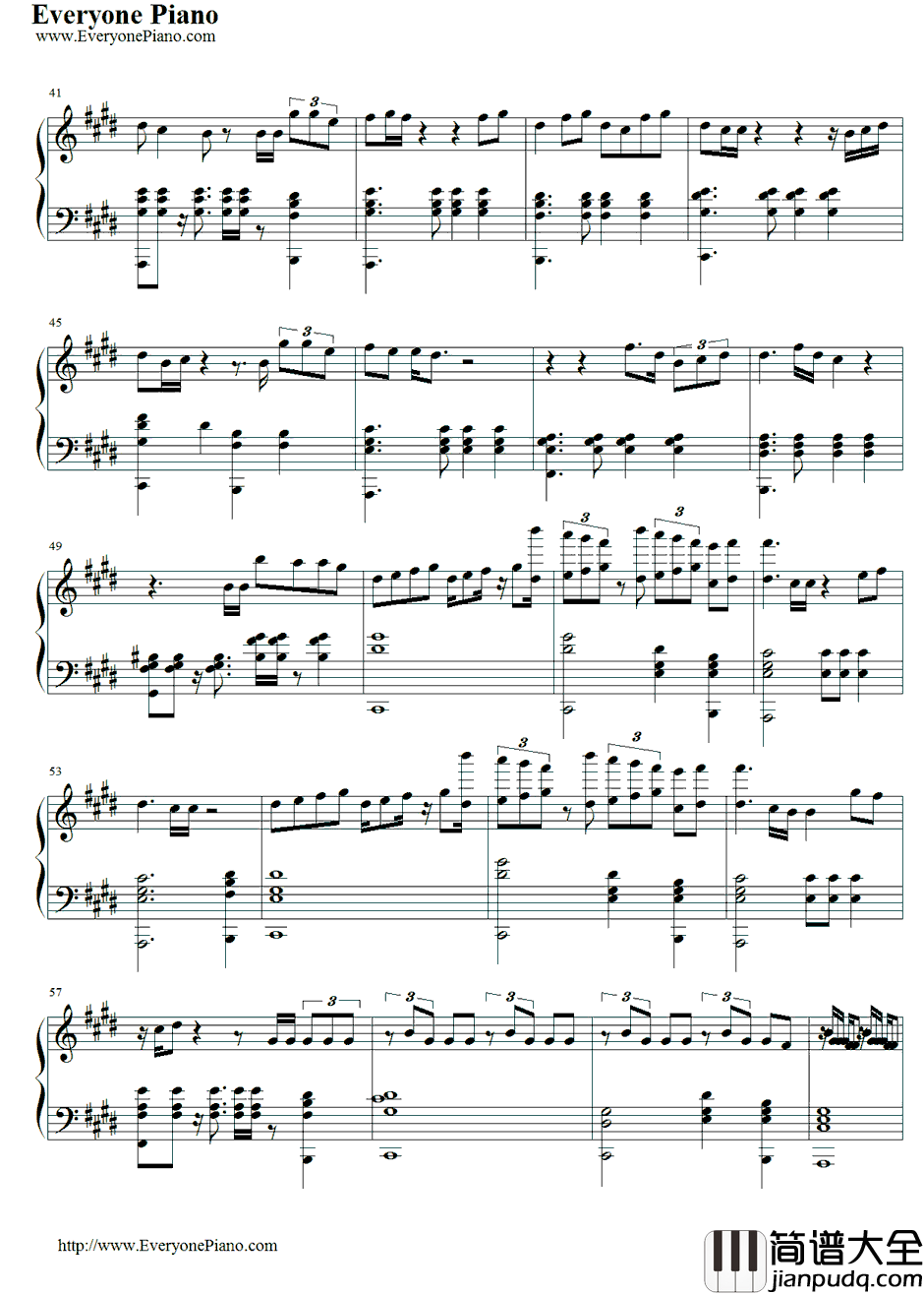 The_Worst钢琴谱_JhenéAiko