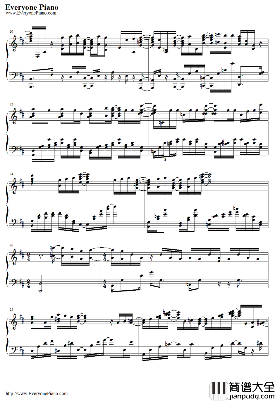 空とキミのメッセージ钢琴谱_ChouCho_翠星之加尔刚蒂亚ED