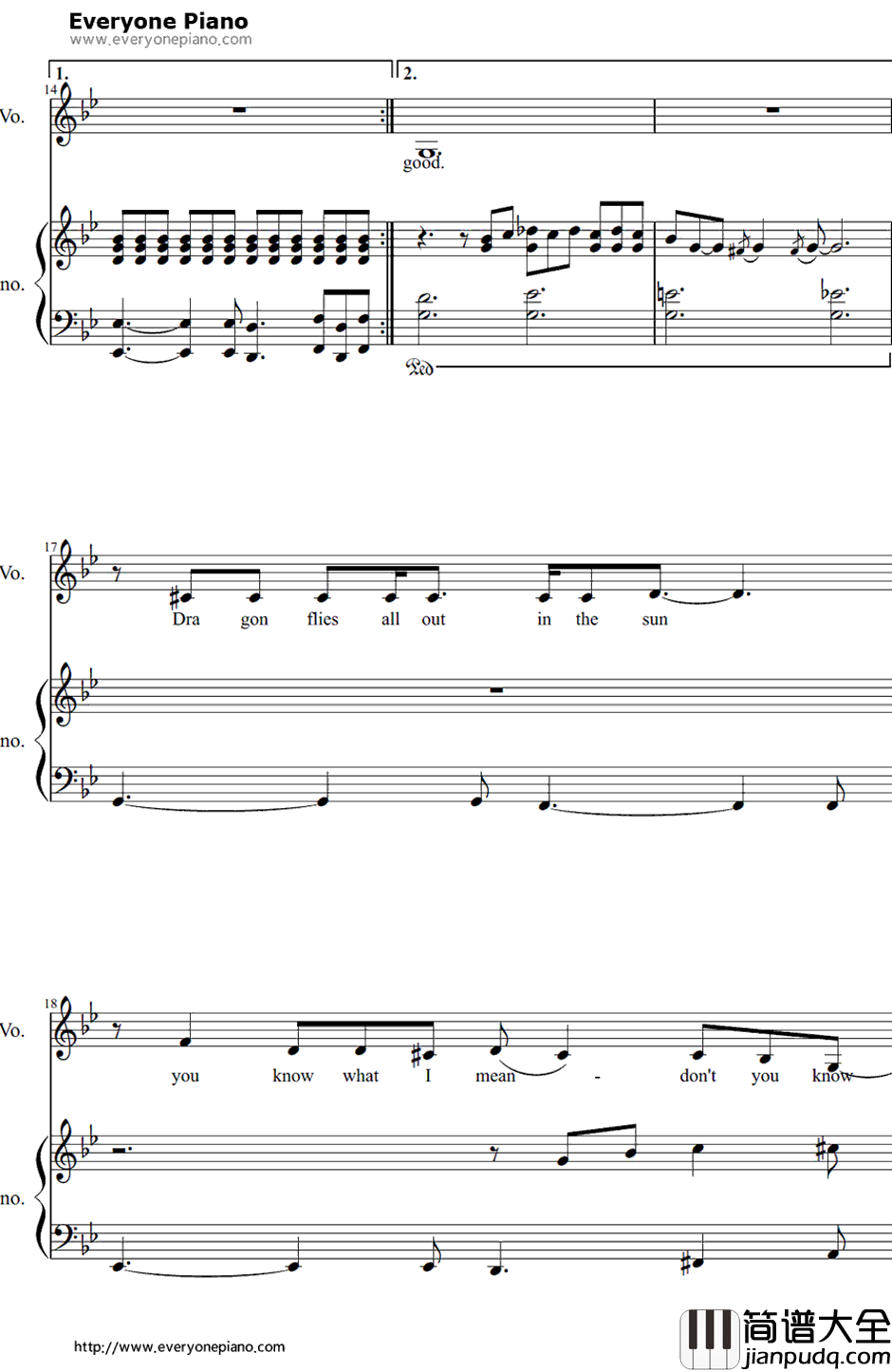 Feeling_Good钢琴谱_MichaelBublé