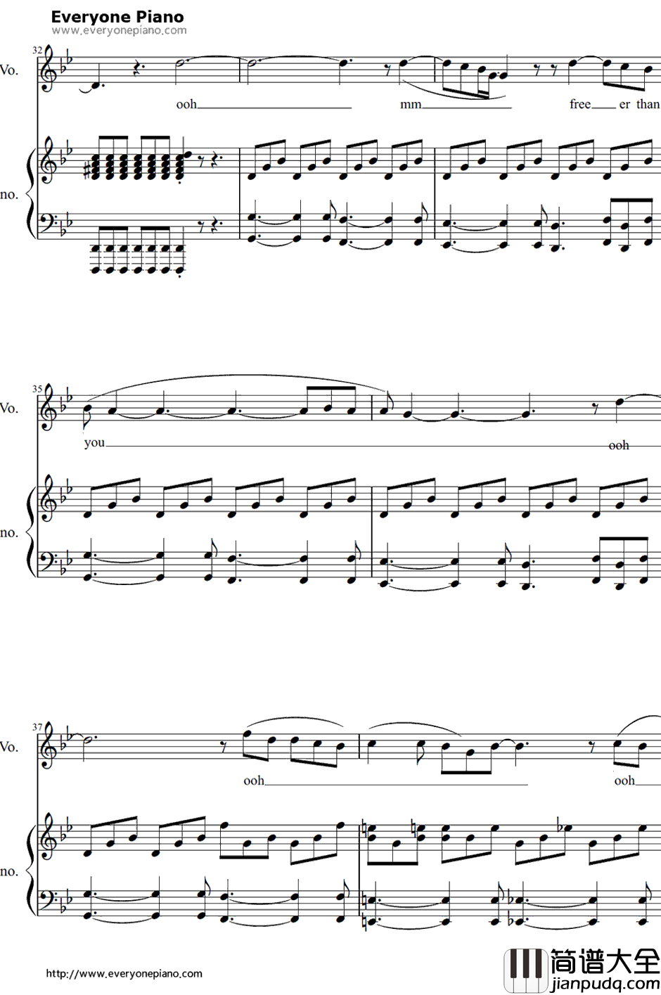 Feeling_Good钢琴谱_MichaelBublé