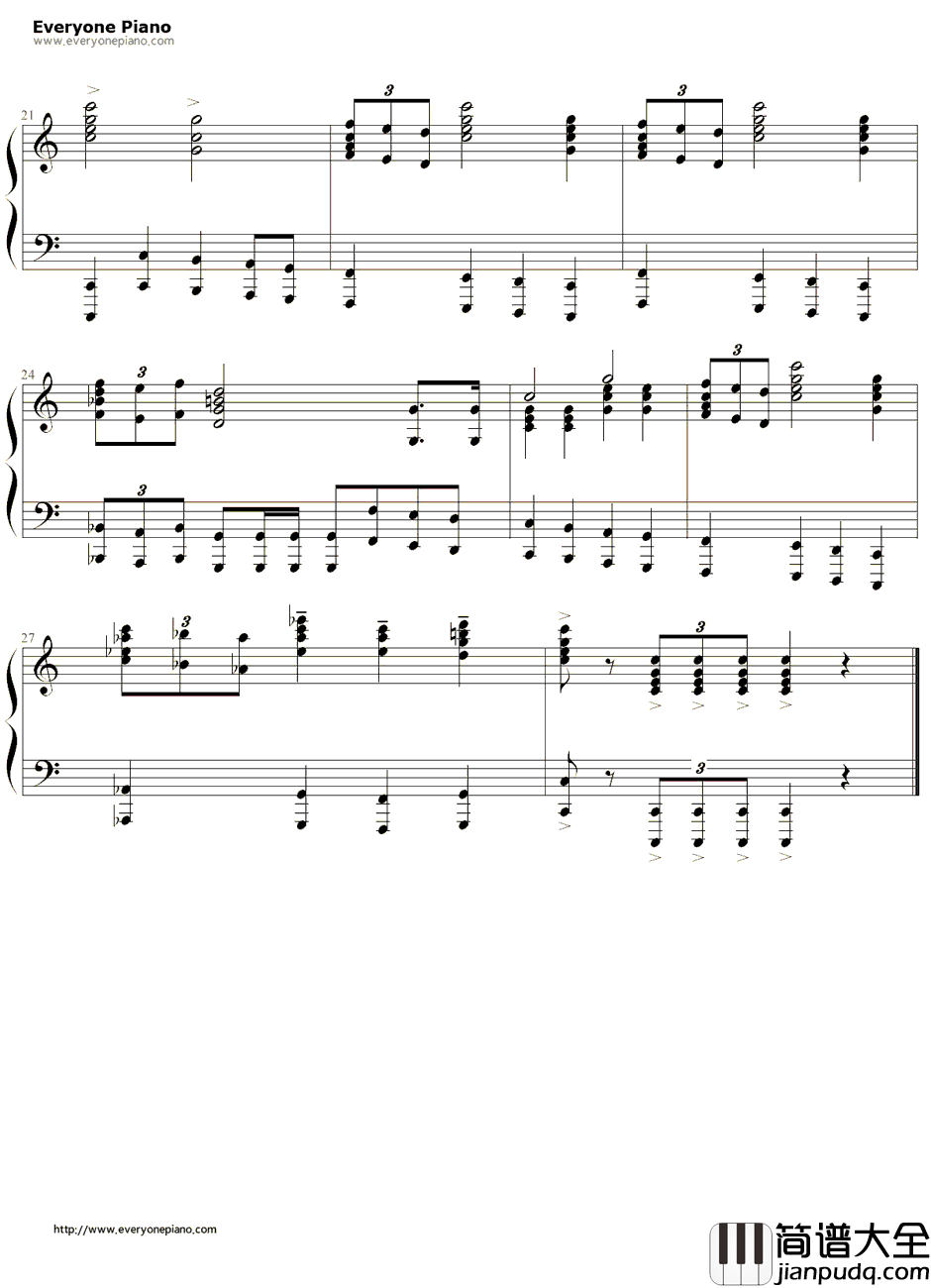 Star_Wars钢琴谱_JohnWilliams_星球大战主题曲