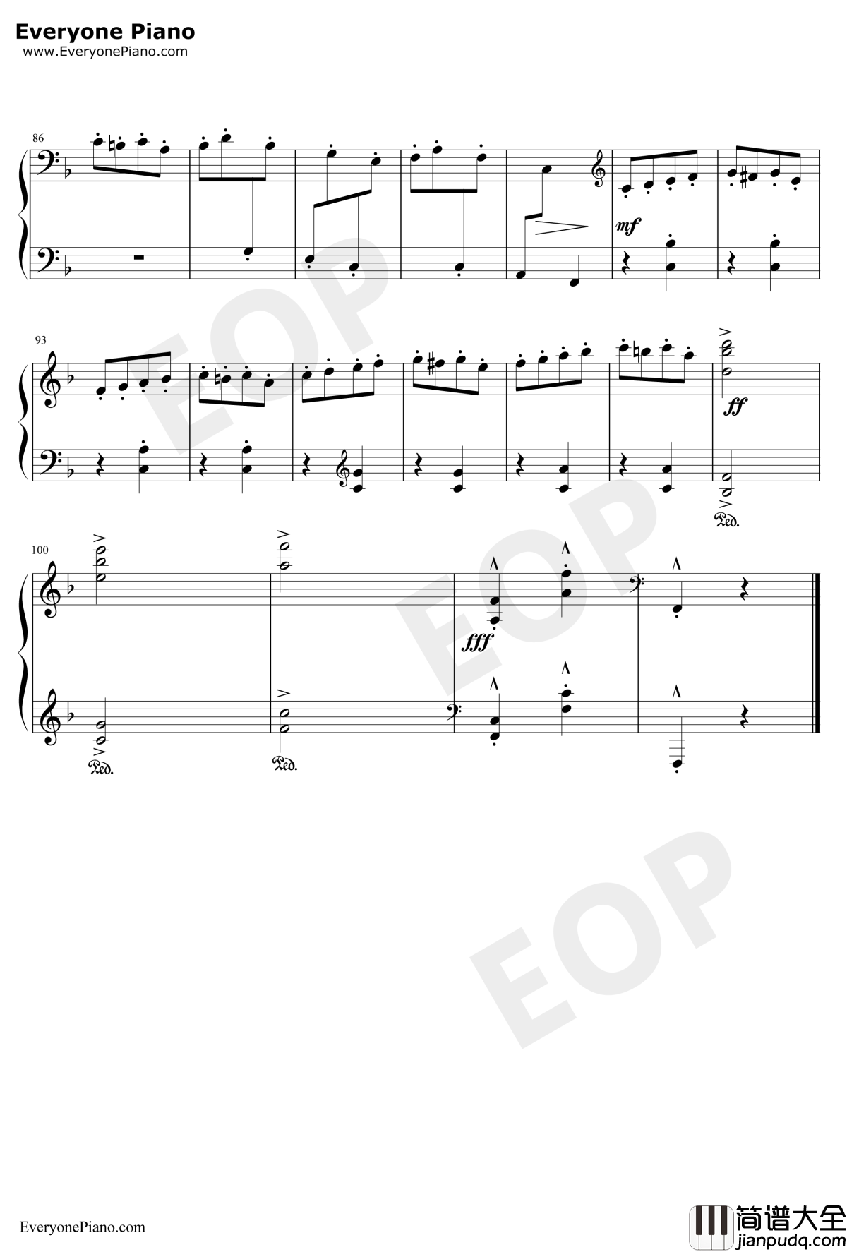 第2号匈牙利狂想曲钢琴谱_李斯特