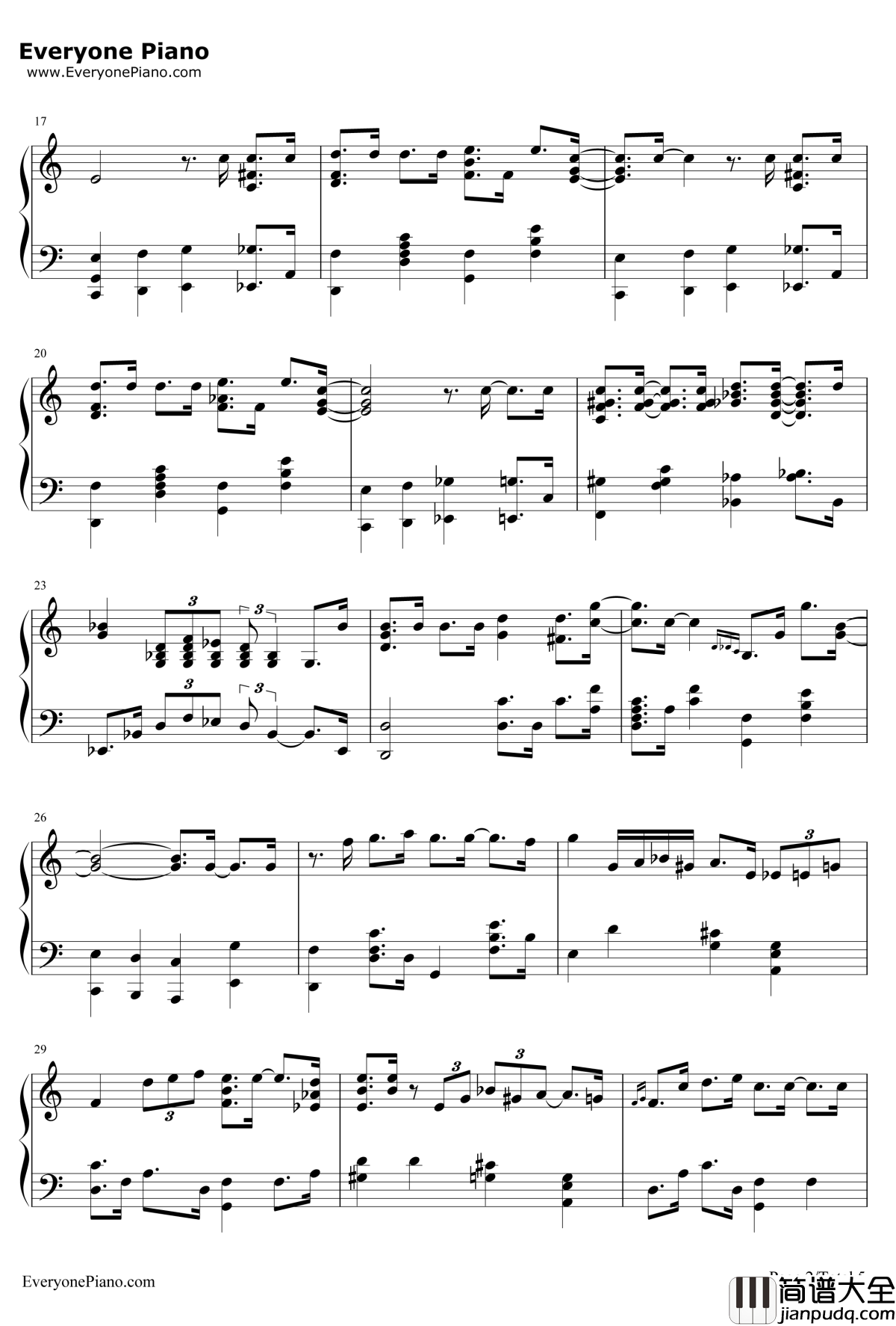 Blue_Moon钢琴谱_RichardRodgersLorenzHart