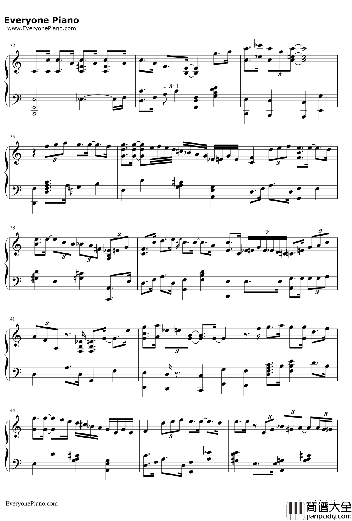 Blue_Moon钢琴谱_RichardRodgersLorenzHart