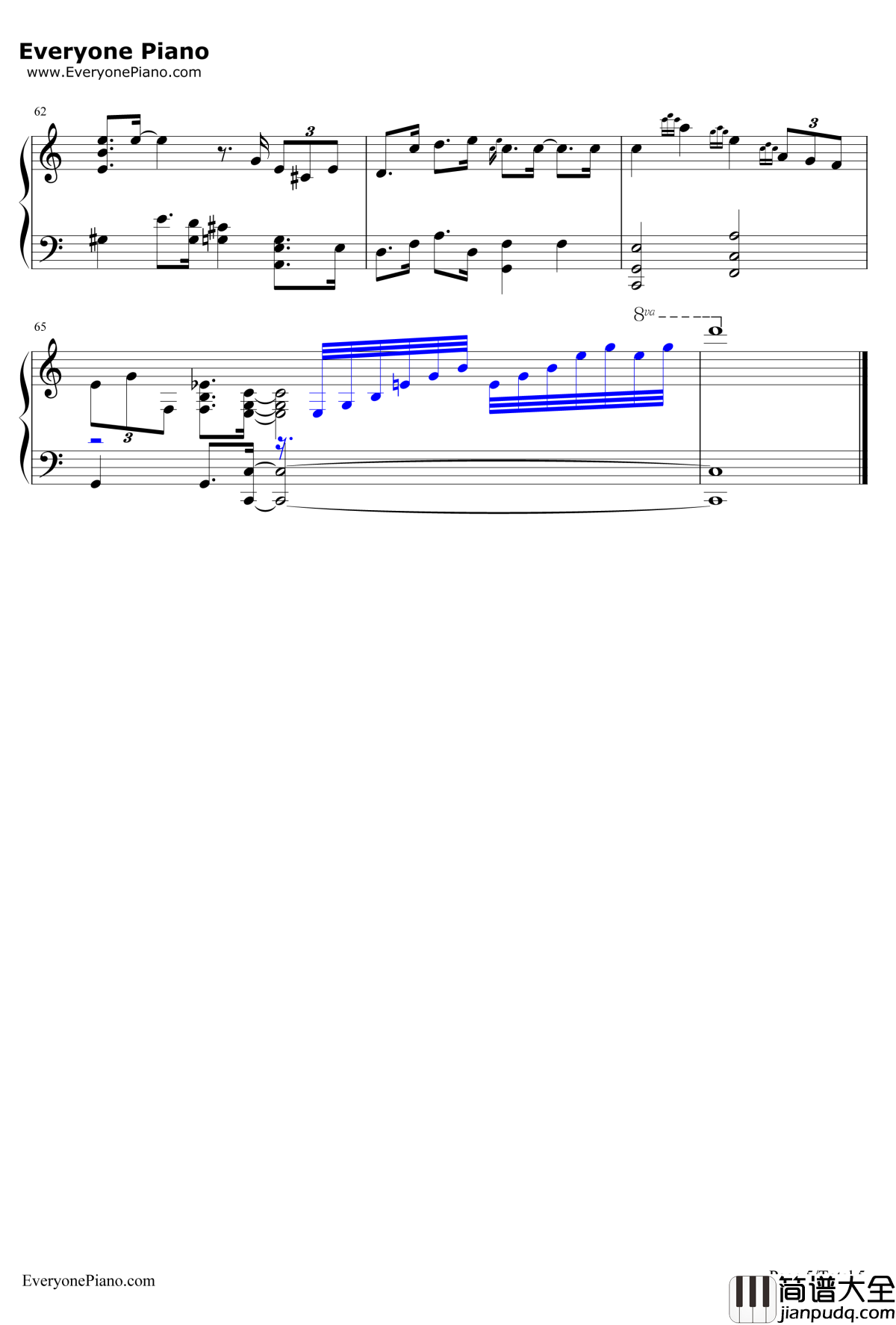 Blue_Moon钢琴谱_RichardRodgersLorenzHart