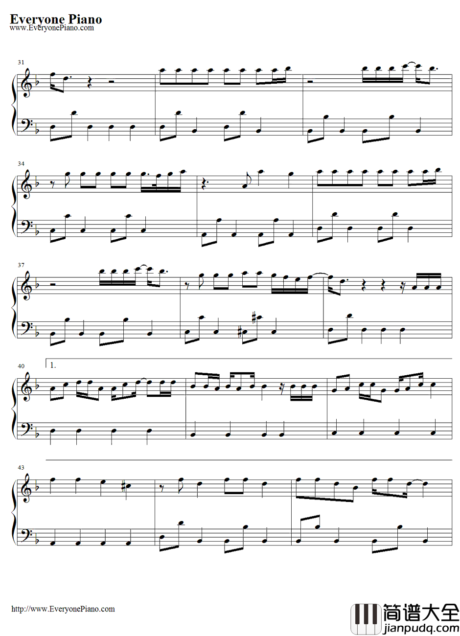 I'm_a_Loner钢琴谱_CNBLUE