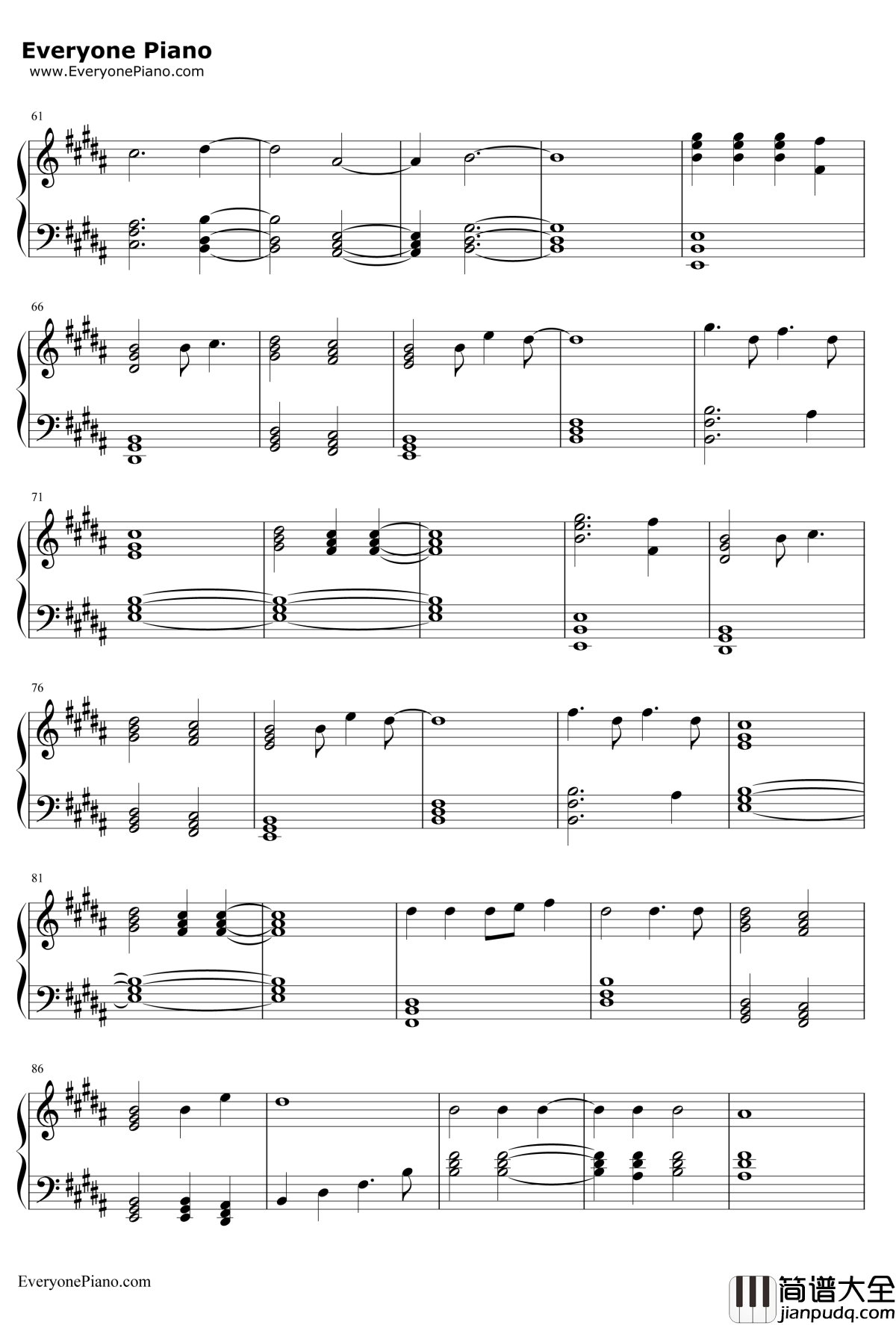 All_of_the_Stars钢琴谱_EdSheeran_星运里的错OST