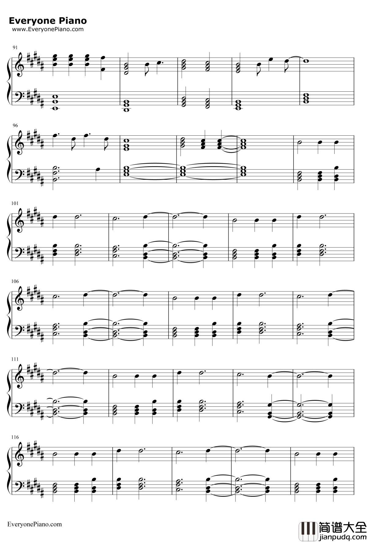 All_of_the_Stars钢琴谱_EdSheeran_星运里的错OST