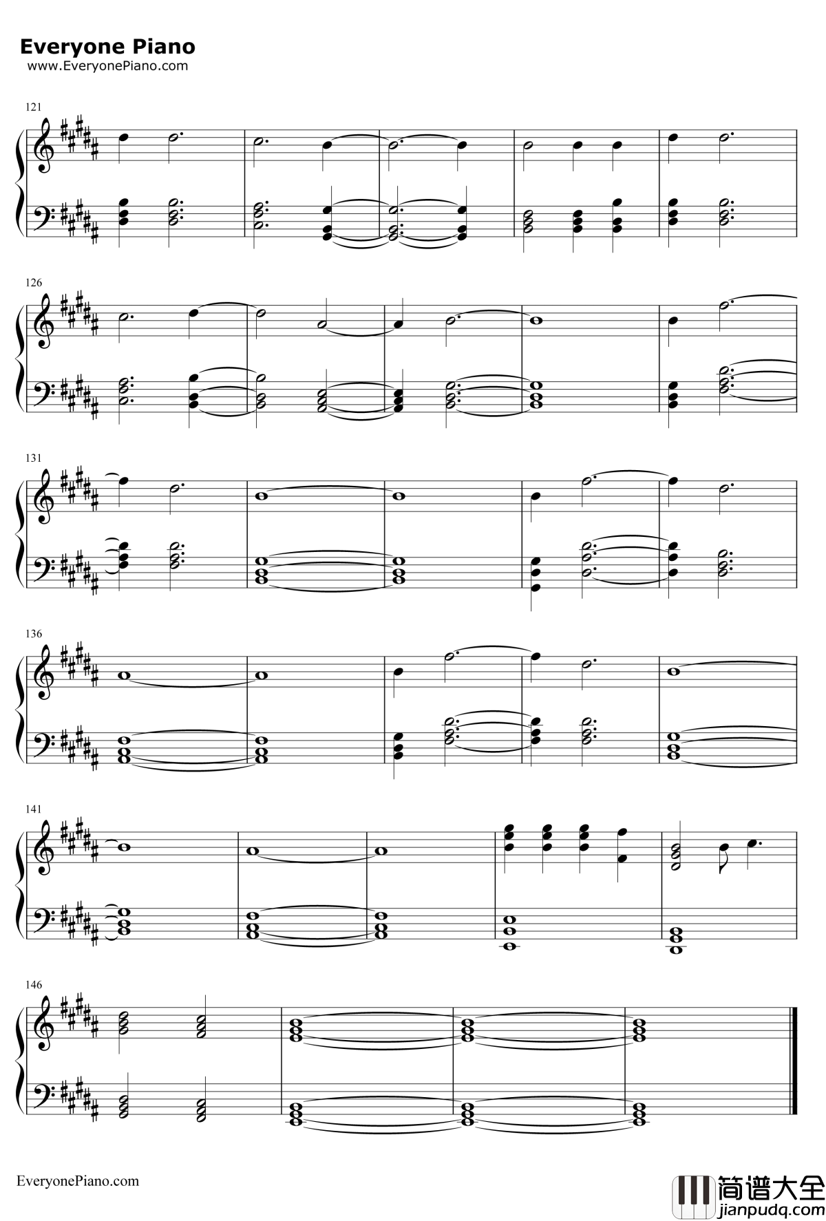 All_of_the_Stars钢琴谱_EdSheeran_星运里的错OST