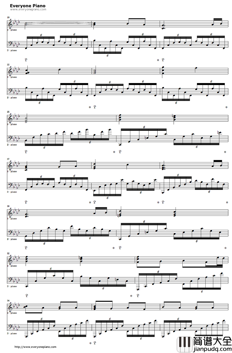 ワルプルギスの夜钢琴谱_梶浦由记_魔法少女小圆OST　