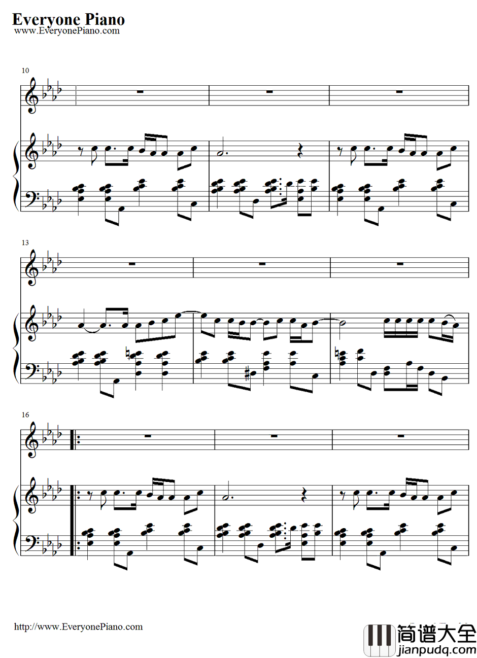 Marry_U钢琴谱_SuperJunior