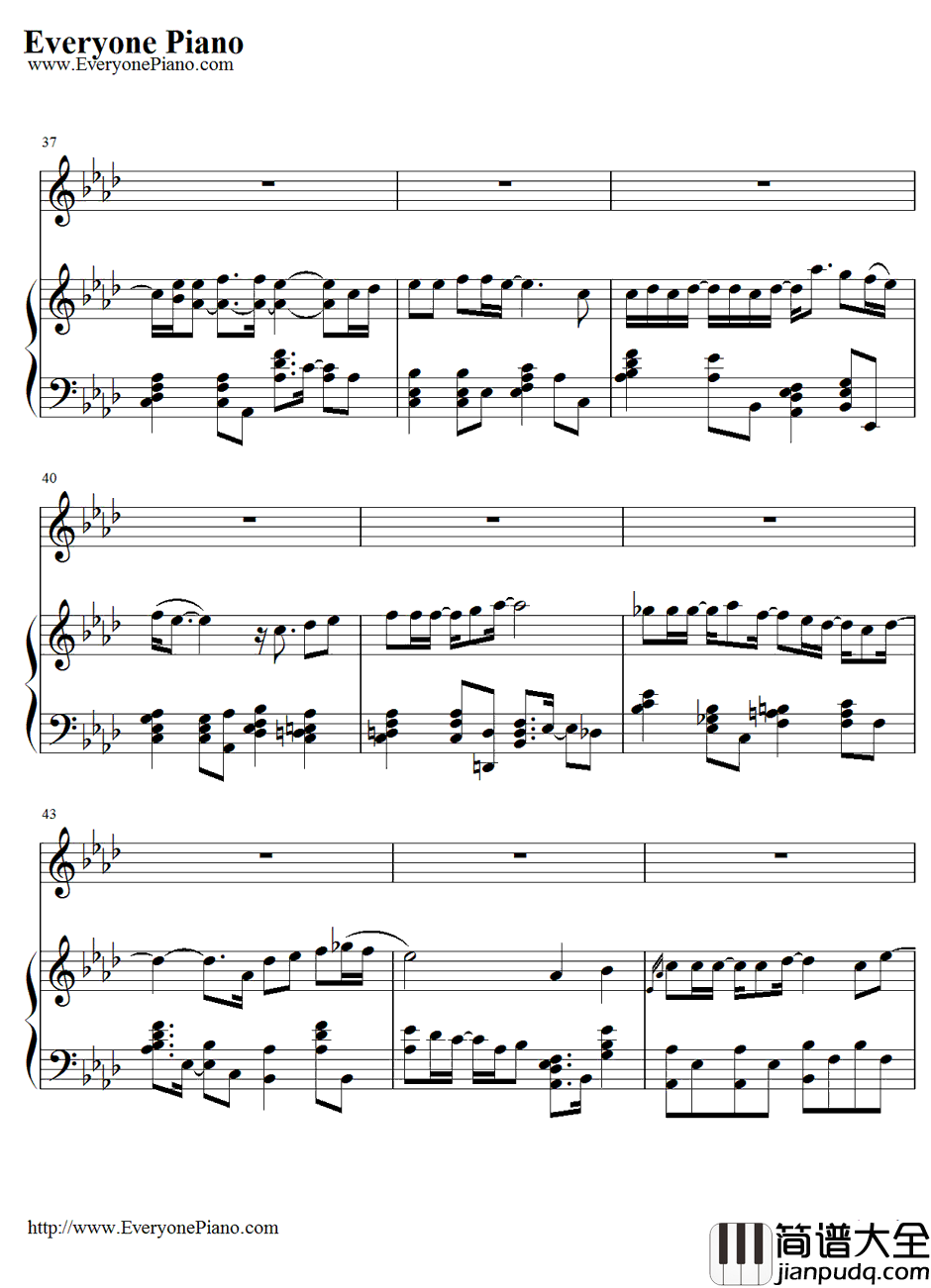 Marry_U钢琴谱_SuperJunior