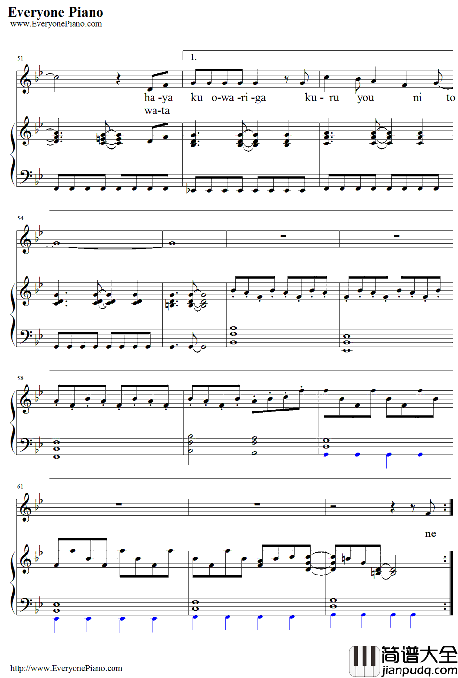 Last_cross钢琴谱_光冈昌美_家庭教师OP5