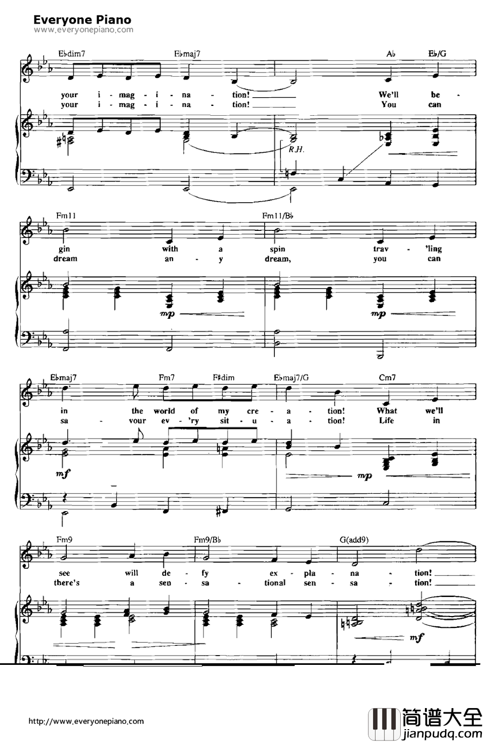 Pure_Imagination钢琴谱_LeslieBricusse　AnthonyNewley　_欢乐糖果屋OST