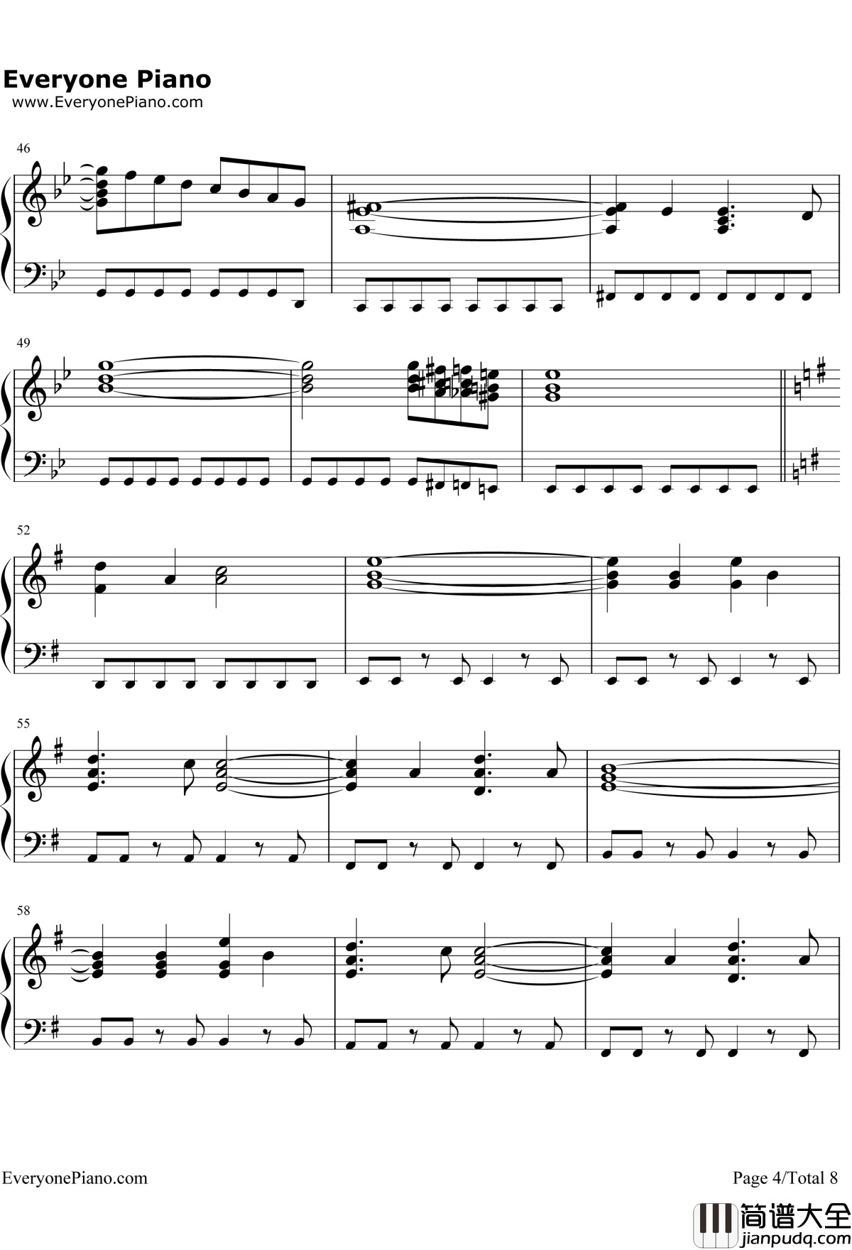 The_Phantom_of_the_Opera钢琴谱_EmmyRossum&GerardButler_歌剧魅影原声带