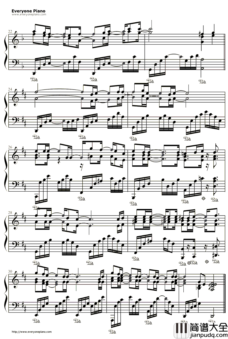 呼吸钢琴谱_CHEN&张力尹