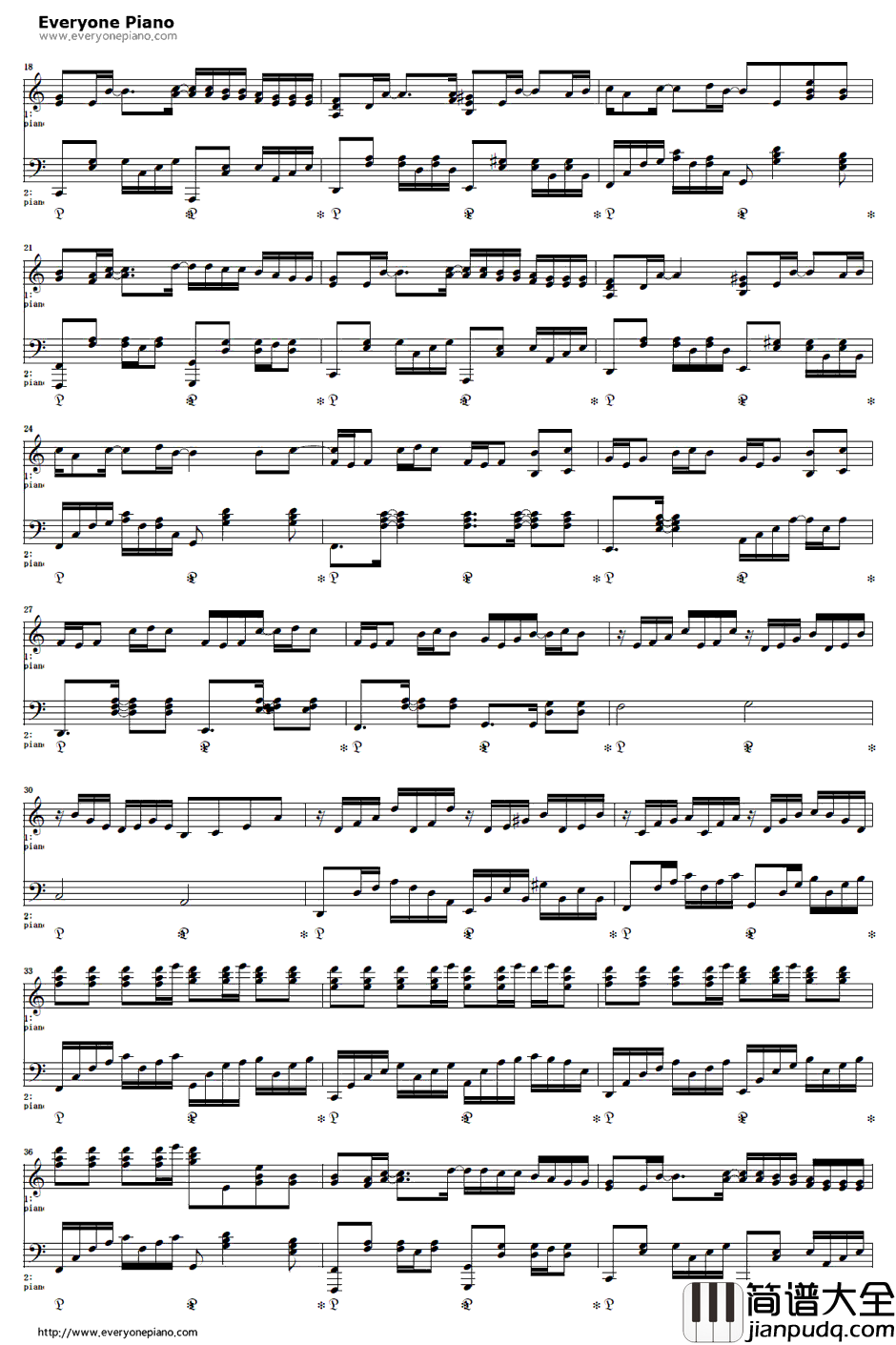 Good_bye_Happiness钢琴谱_宇多田光